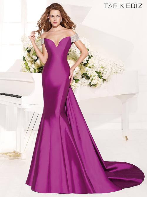 tarik ediz purple dress