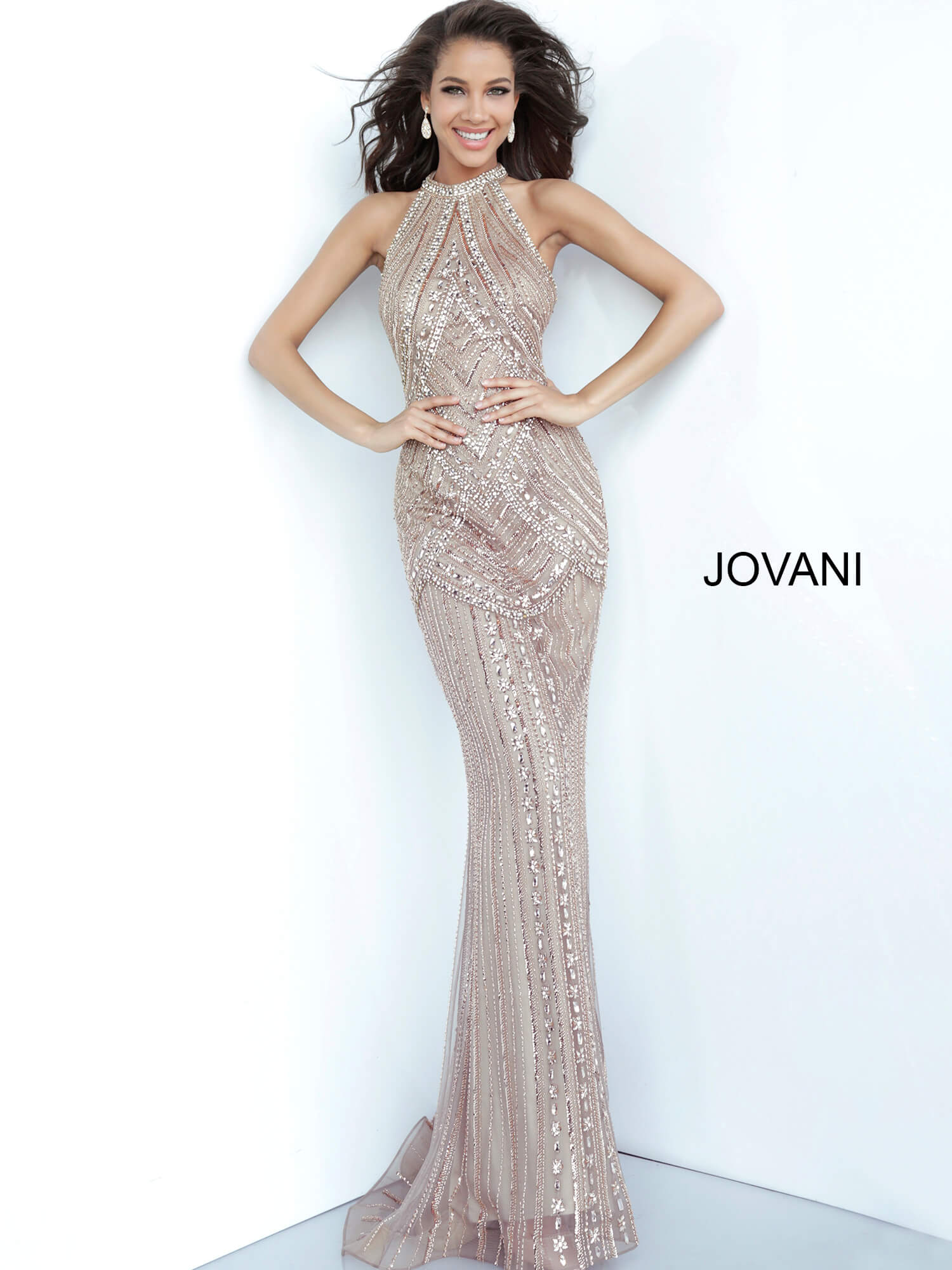 jovani halter dress