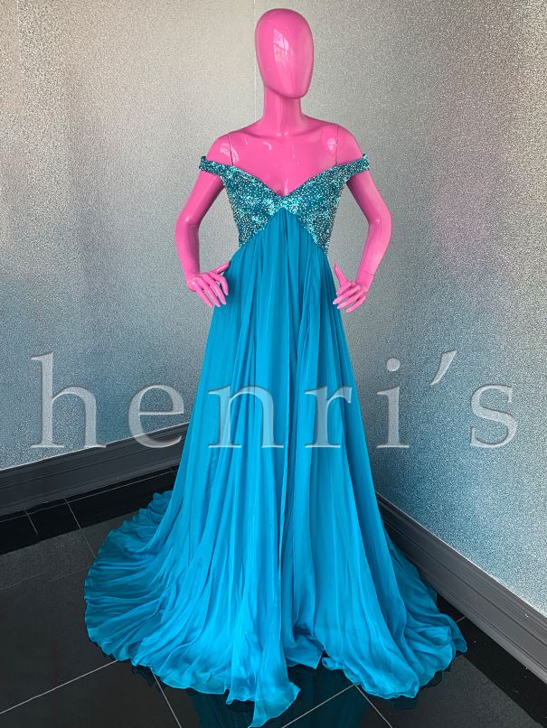 Elsa Inspired Prom Gowns